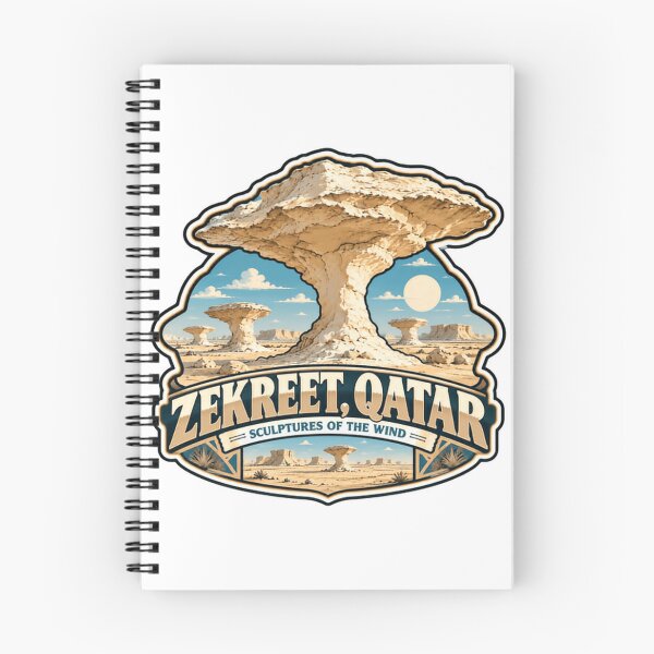 Item preview, Zekreet, Qatar Sculptures Of The Wind Travel Destination Souvenir designed and sold by Star3NowForMe.