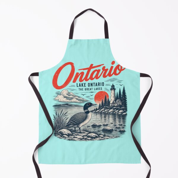 Item preview, Lake Ontario Vintage Loon Lighthouse designed and sold by Ribeiro-Art.