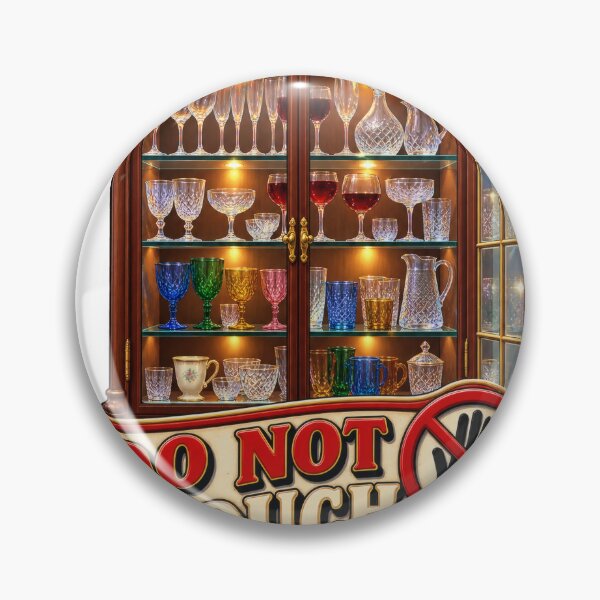 Item preview, Do Not Touch Retro Balkan Household Humor designed and sold by OfficialBalkan.