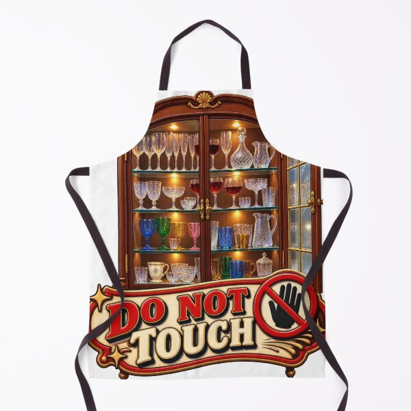 Item preview, Do Not Touch Retro Balkan Household Humor designed and sold by OfficialBalkan.