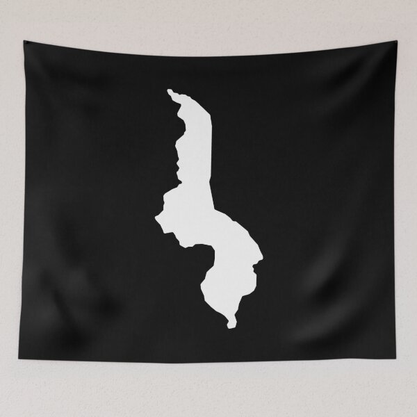 Item preview, Malawi Country Shape MW designed and sold by shitpostee.