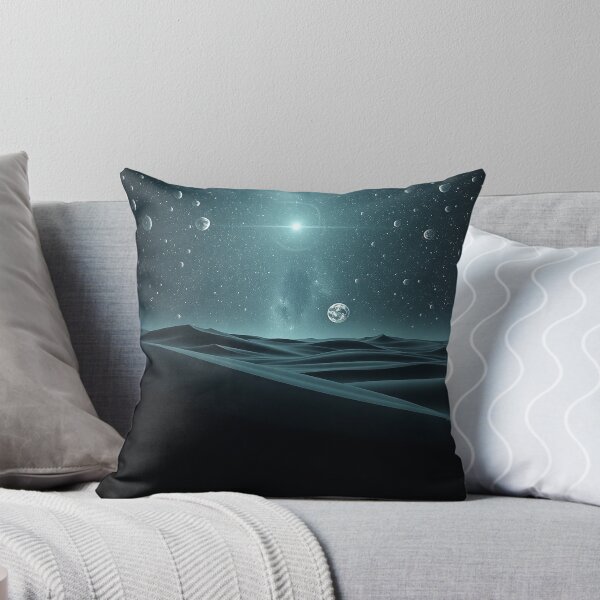 Item preview, Dark Blue Dunes With Bright Starburst Sky designed and sold by IntelliMindDesigns.