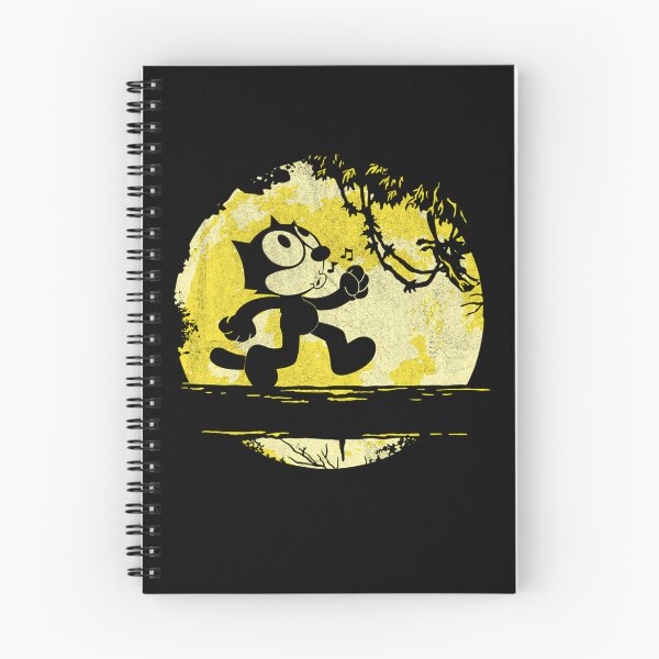 Item preview, Felix The Cat Whistling Vintage Yellow Moon Circle designed and sold by RofianYasiz.
