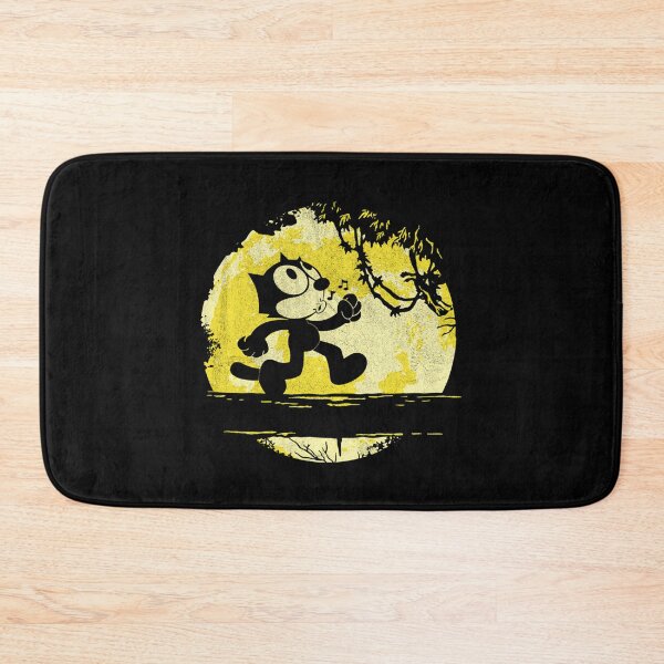 Item preview, Felix The Cat Whistling Vintage Yellow Moon Circle designed and sold by RofianYasiz.