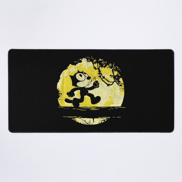 Item preview, Felix The Cat Whistling Vintage Yellow Moon Circle designed and sold by RofianYasiz.