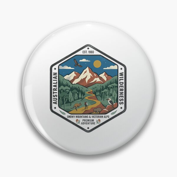 Item preview, Australian Wilderness Snowy Mountains & Victorian Alps Premium Adventure Australian Travel Hiking Explorer designed and sold by Star3NowForMe.