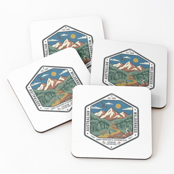 Item preview, Australian Wilderness Snowy Mountains & Victorian Alps Premium Adventure Australian Travel Hiking Explorer designed and sold by Star3NowForMe.