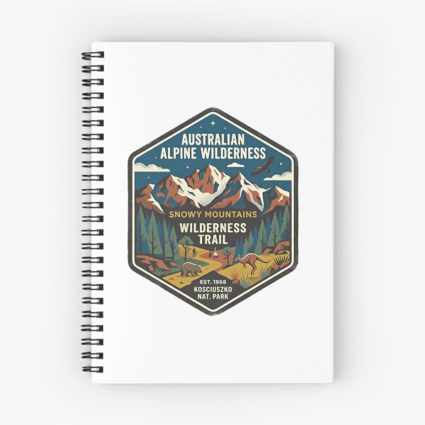 Item preview, Australian Alpine Wilderness Snowy Mountains Wilderness Trail Est. 1968 Kosciuszko Nat. Park Hiking Outdoors Travel designed and sold by Star3NowForMe.