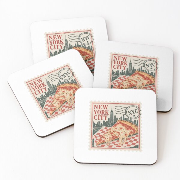 Item preview, NYC Dollar Slice Stamp designed and sold by erinmeaney.
