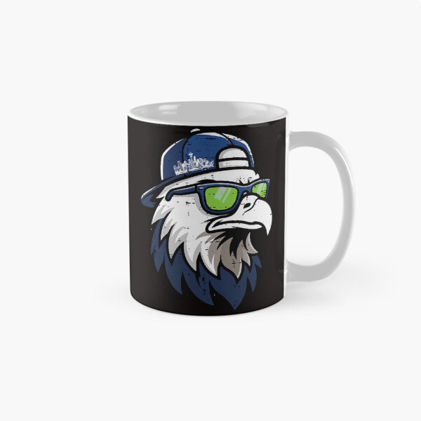 Item preview, Seattle Skyline Eagle With Sunglasses and Hat designed and sold by torildorxop.