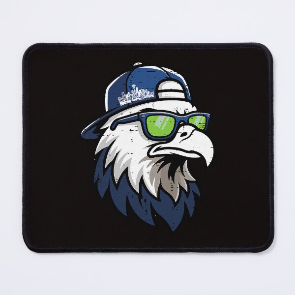 Item preview, Seattle Skyline Eagle With Sunglasses and Hat designed and sold by torildorxop.