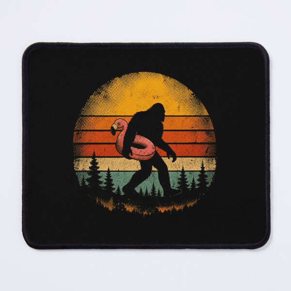 Item preview, Bigfoot Flamingo Pool Float Summer Vacation Funny Sunset designed and sold by SkeletonsDanger.