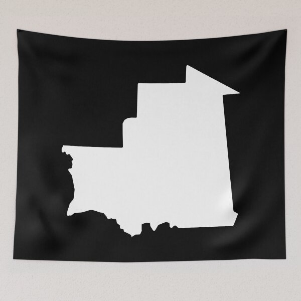 Item preview, Mauritania Country Shape MR designed and sold by shitpostee.