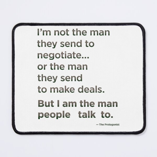 Item preview, Tenet — Protagonist, the Man People Talk To designed and sold by widdart.