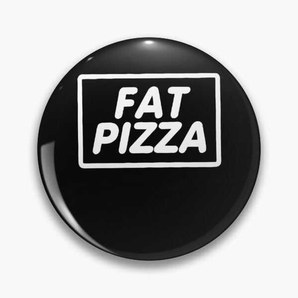 Item preview, Fat Pizza Bold Block Text Emblem designed and sold by LinetteAubin.