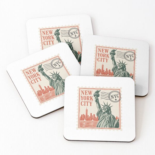 Item preview, NYC Lady Liberty Stamp designed and sold by erinmeaney.