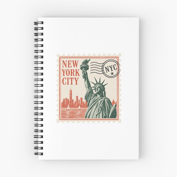 Item preview, NYC Lady Liberty Stamp designed and sold by erinmeaney.