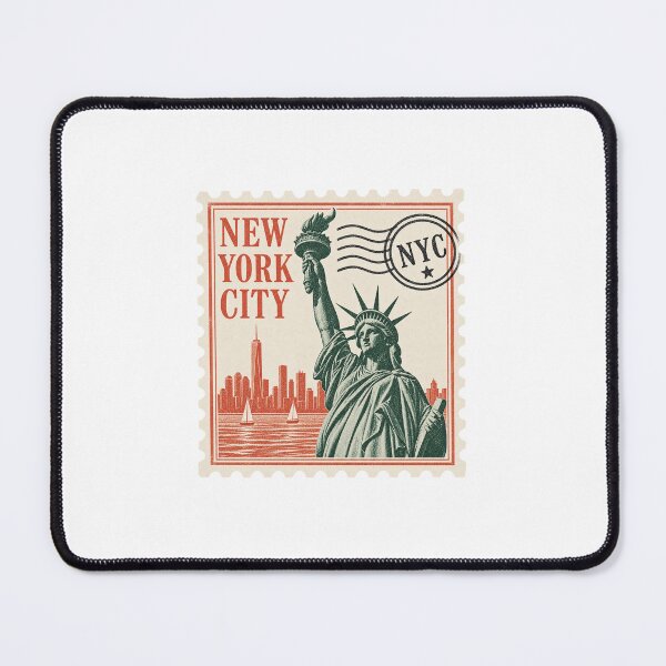 Item preview, NYC Lady Liberty Stamp designed and sold by erinmeaney.