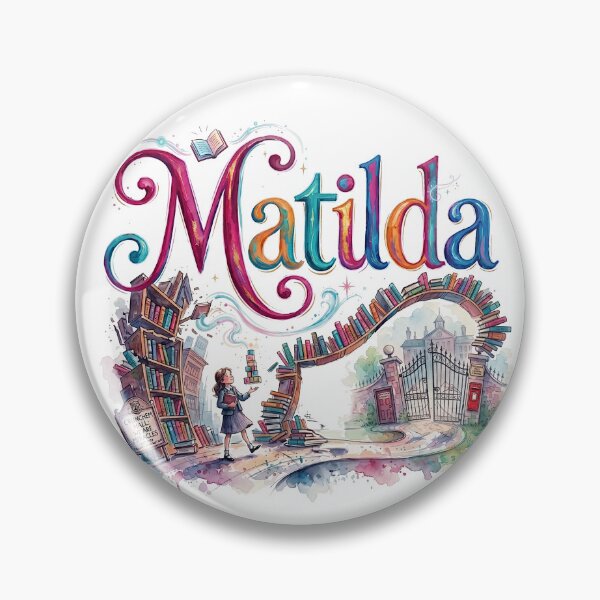 Item preview, Matilda the Musical - Whimsical Theater Art designed and sold by Lyric Vault - Rock on.