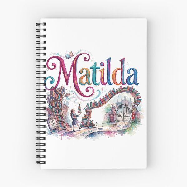 Item preview, Matilda the Musical - Whimsical Theater Art designed and sold by Lyric Vault - Rock on.