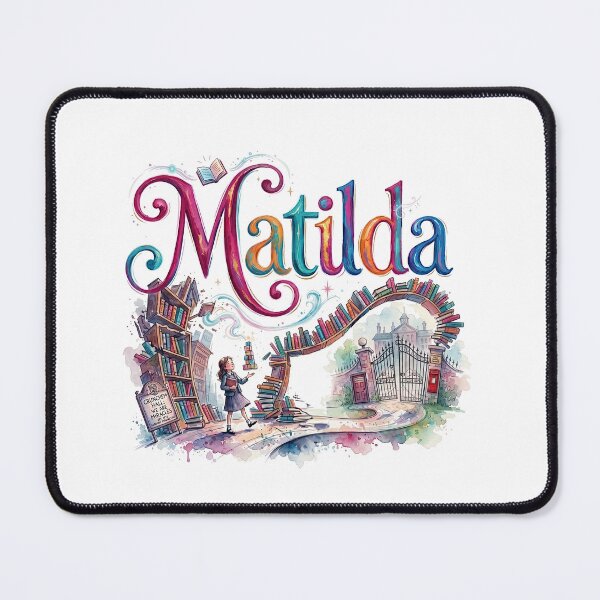 Item preview, Matilda the Musical - Whimsical Theater Art designed and sold by Lyric Vault - Rock on.
