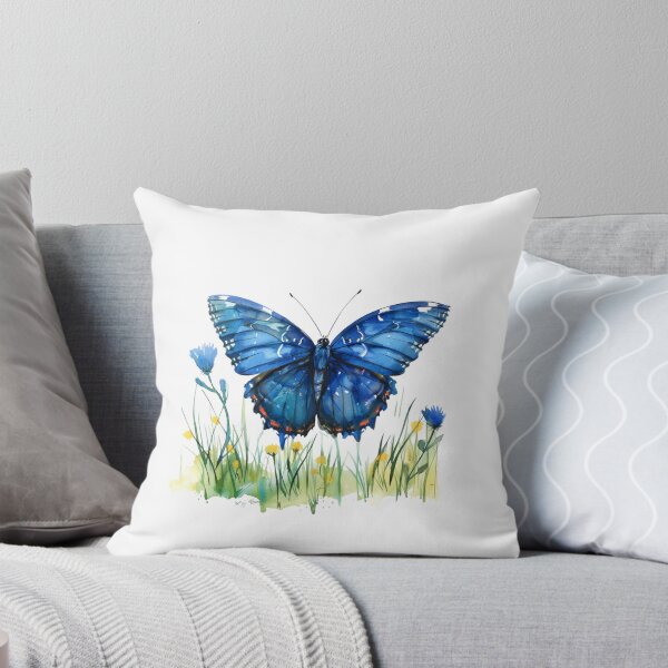 Item preview, Blue Butterfly | Elegant Nature Aesthetic Art designed and sold by Mandayartstudio.