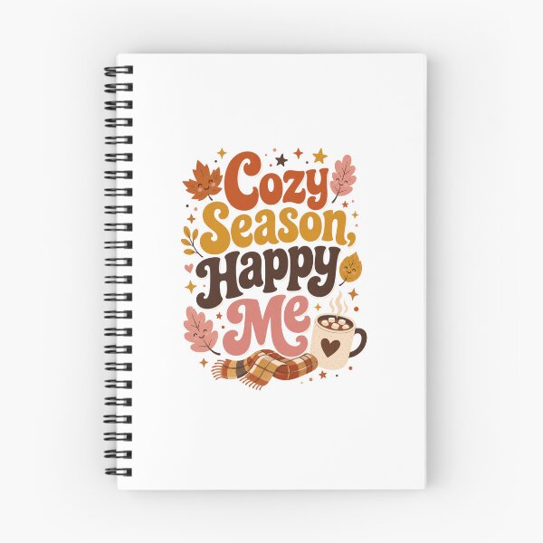 Item preview, Cozy Season, Happy Me – Cute Fall & Autumn Design for Women, Cozy Season Lover Gift designed and sold by PrintSparkDesigns.