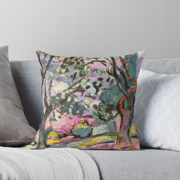 Item preview, Olive trees at collioure 1906 designed and sold by VeilOfPigments.