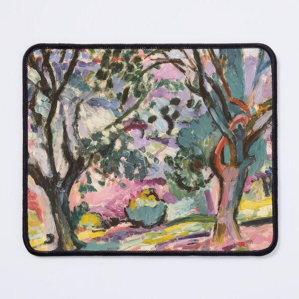 Item preview, Olive trees at collioure 1906 designed and sold by VeilOfPigments.