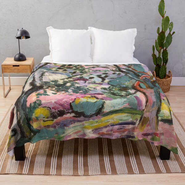 Item preview, Olive trees at collioure 1906 designed and sold by VeilOfPigments.