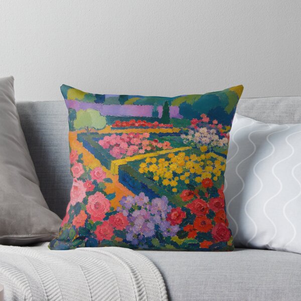 Item preview, Colorful Rose Garden Impressionist Floral Landscape designed and sold by GutyzDesignsES.