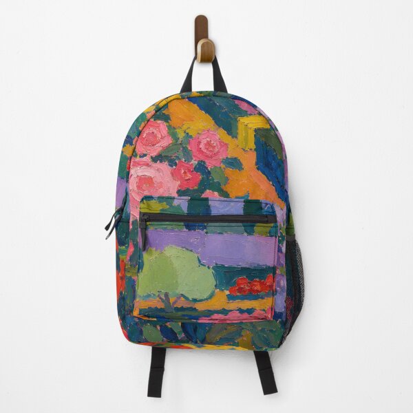 Item preview, Colorful Rose Garden Impressionist Floral Landscape designed and sold by GutyzDesignsES.