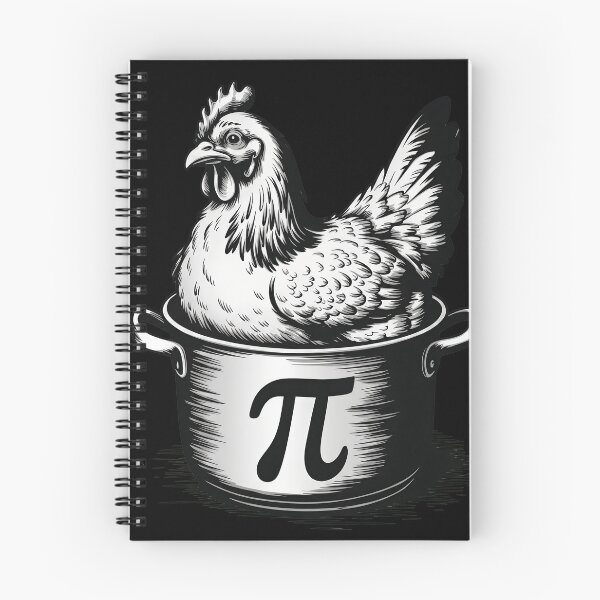 Item preview, Chicken Pot Pie Math Pun Engraving designed and sold by FrogBox-Studio.