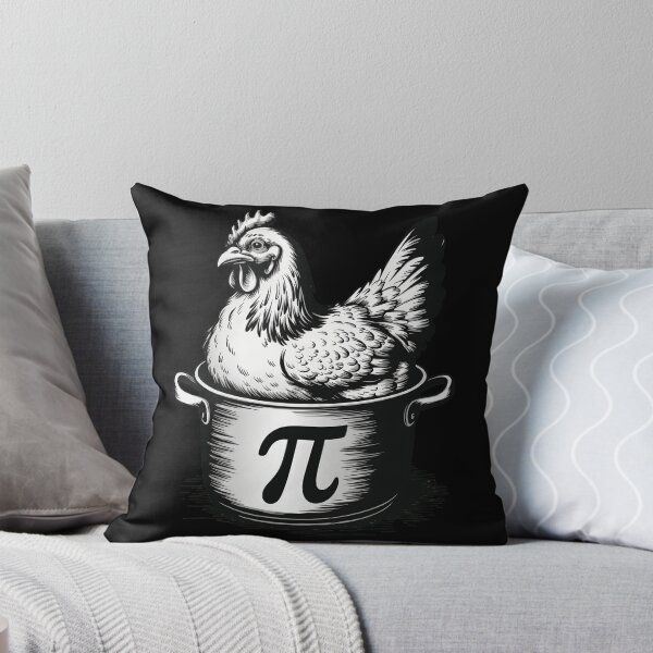Item preview, Chicken Pot Pie Math Pun Engraving designed and sold by FrogBox-Studio.