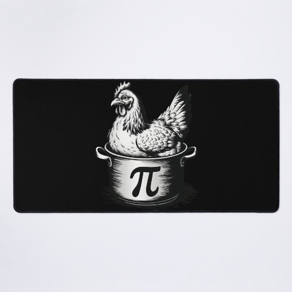 Item preview, Chicken Pot Pie Math Pun Engraving designed and sold by FrogBox-Studio.