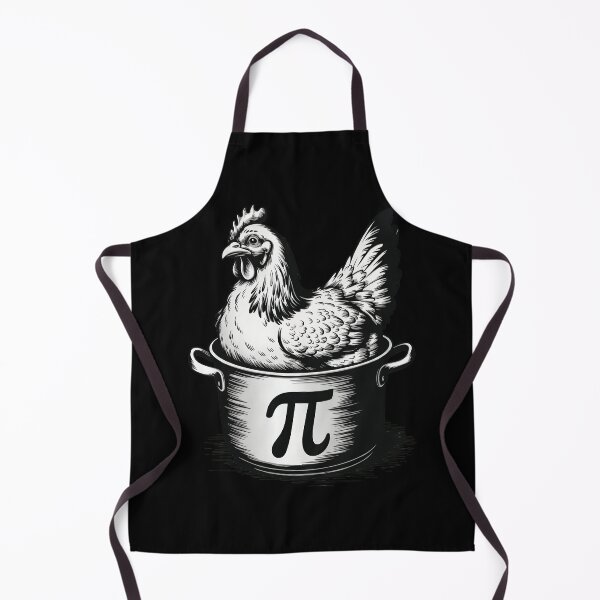 Item preview, Chicken Pot Pie Math Pun Engraving designed and sold by FrogBox-Studio.