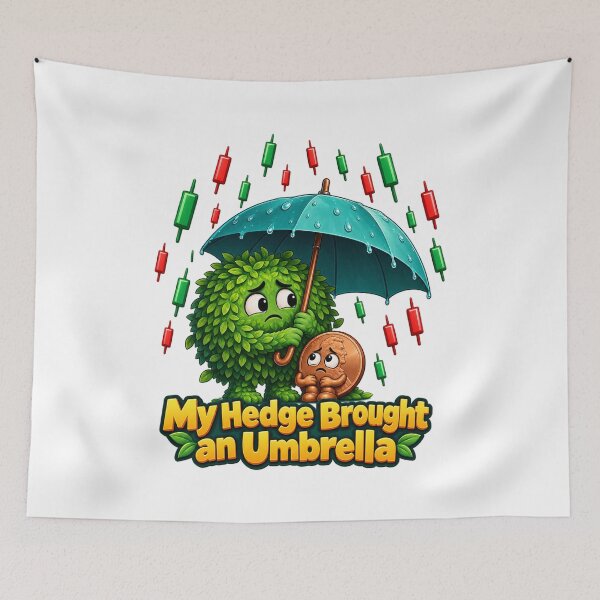 Item preview, My Hedge Brought an Umbrella: Trading Cartoon designed and sold by Bikivuno.