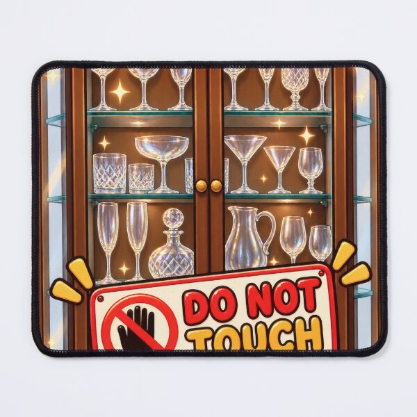 Item preview, Do Not Touch Cute Balkan Household Humor designed and sold by OfficialBalkan.