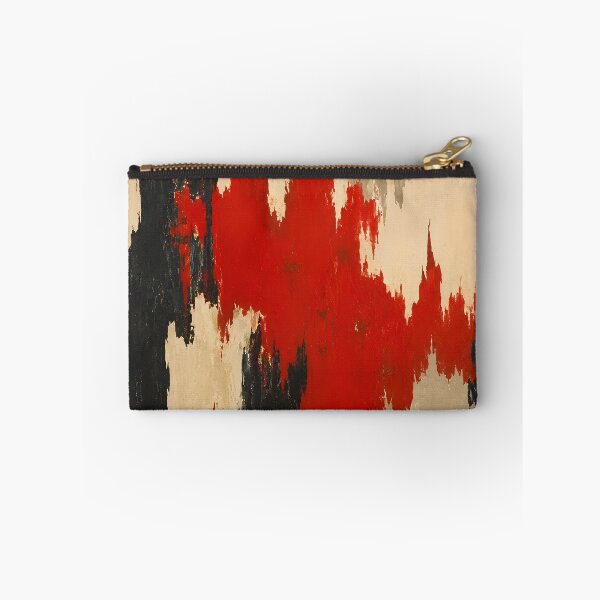 Item preview, Red Black and Beige Abstract Expressionist Painting designed and sold by GutyzDesignsES.