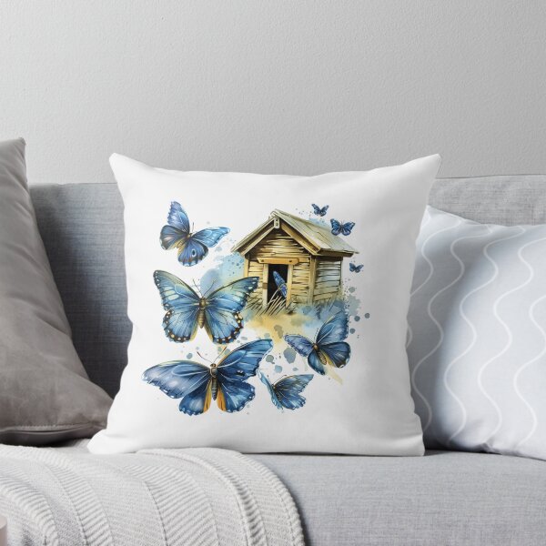Item preview, Blue Butterfly | Elegant Nature Aesthetic Art designed and sold by Mandayartstudio.