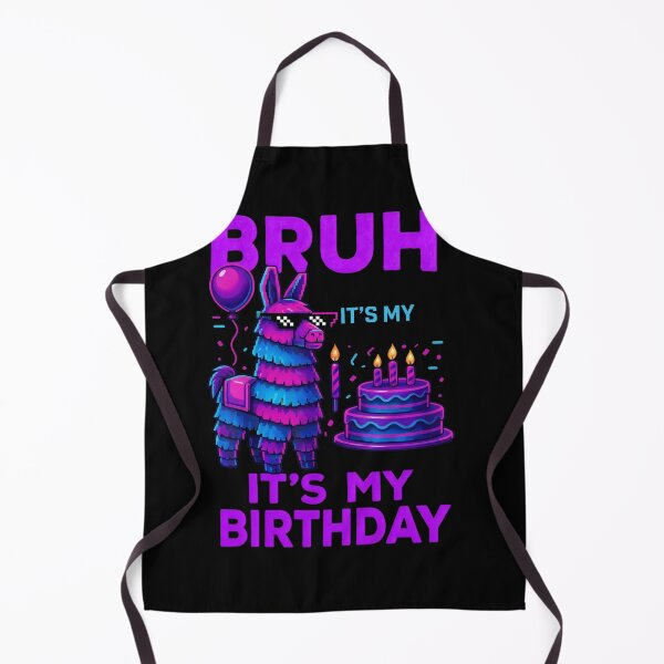 Item preview, Art Party Funny Meme Bruh It’s My Birthday Funny Llama Pinata Bday boy Kids designed and sold by MathiasFuchs.