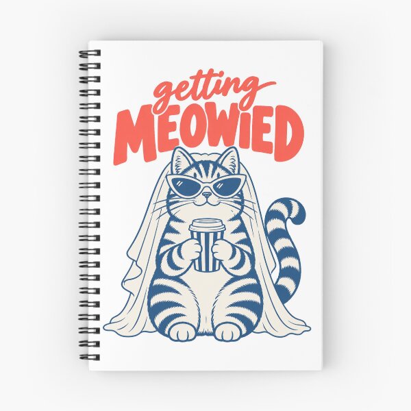 Item preview, Getting Meowied – Funny Cat Bride with Coffee designed and sold by Vexa Tees.