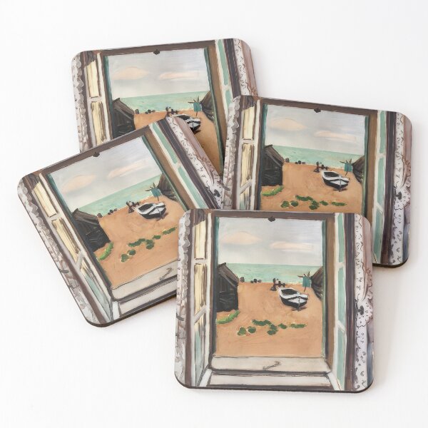 Item preview, Open window etretat 1920 designed and sold by VeilOfPigments.