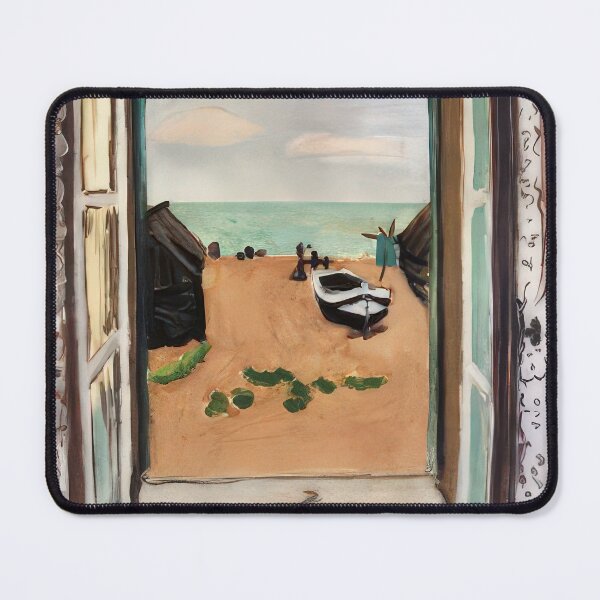Item preview, Open window etretat 1920 designed and sold by VeilOfPigments.