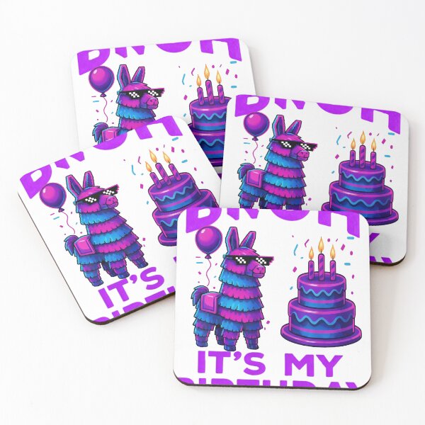 Item preview, Party Colorfull Bruh It’s My Birthday Funny Llama Pinata Bday boy Kids  designed and sold by MathiasFuchs.