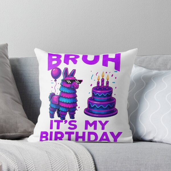 Item preview, Party Colorfull Bruh It’s My Birthday Funny Llama Pinata Bday boy Kids  designed and sold by MathiasFuchs.