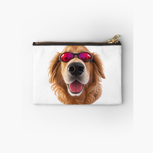 Item preview, Cool Golden Retriever with Red Sunglasses – Funny Dog Summer Vibes designed and sold by Zetsu-Store.