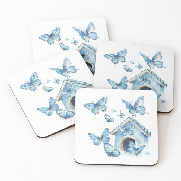 Item preview, Blue Butterfly | Elegant Nature Aesthetic Art designed and sold by Mandayartstudio.