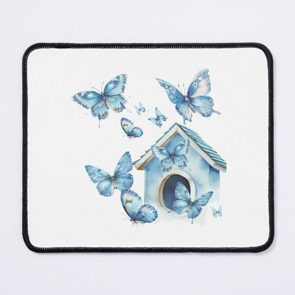 Item preview, Blue Butterfly | Elegant Nature Aesthetic Art designed and sold by Mandayartstudio.