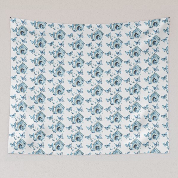 Item preview, Blue Butterfly | Elegant Nature Aesthetic Art designed and sold by Mandayartstudio.